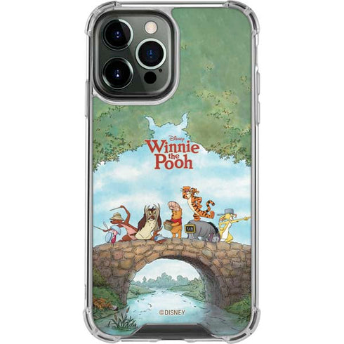 Disney Winnie the Pooh All Characters iPhone 15 Pro Max Clear Case