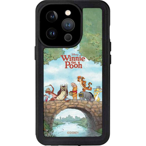 Disney Winnie the Pooh All Characters iPhone 15 Pro Waterproof Case