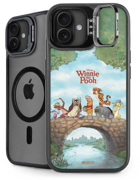 Disney Winnie the Pooh All Characters iPhone 16 Kickstand Case