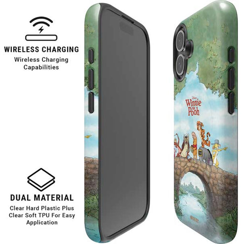 Disney Winnie the Pooh All Characters iPhone 16 Magsafe Impact Case