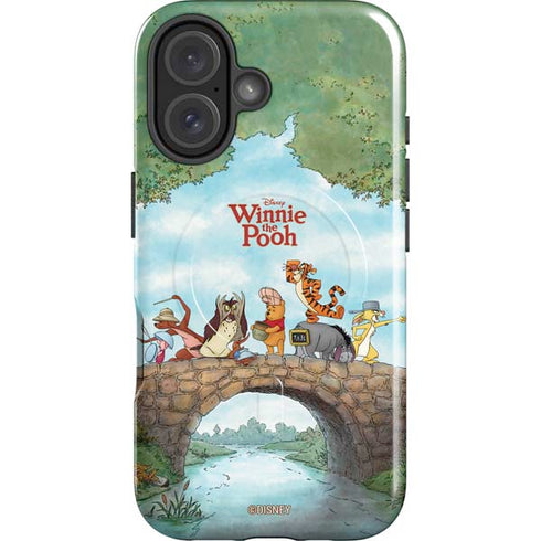 Disney Winnie the Pooh All Characters iPhone 16 Plus Magsafe Impact Case