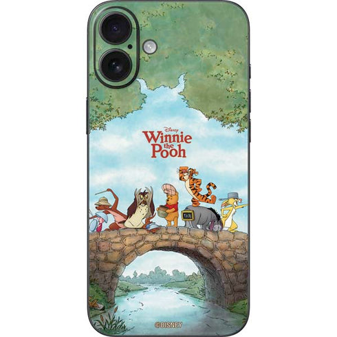 Disney Winnie the Pooh All Characters iPhone 16 Plus Skin