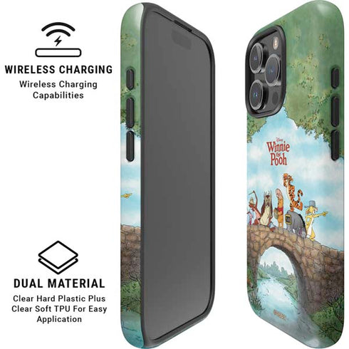 Disney Winnie the Pooh All Characters iPhone 16 Pro Magsafe Impact Case