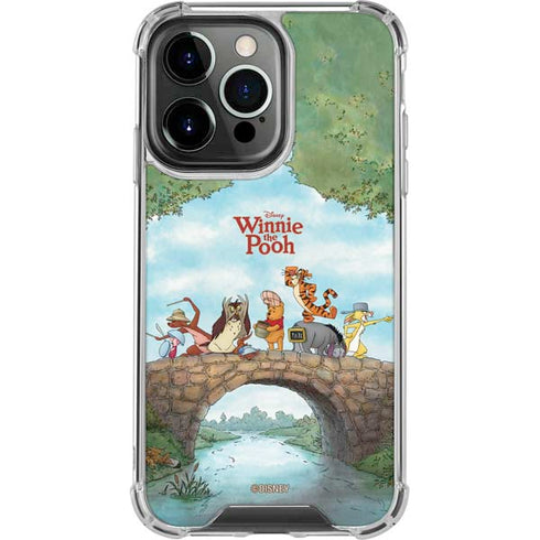 Disney Winnie the Pooh All Characters iPhone 16 Pro Max Clear Case