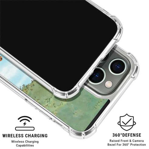 Disney Winnie the Pooh All Characters iPhone 16 Pro Max Clear Case