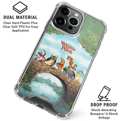 Disney Winnie the Pooh All Characters iPhone 16 Pro Max Clear Case