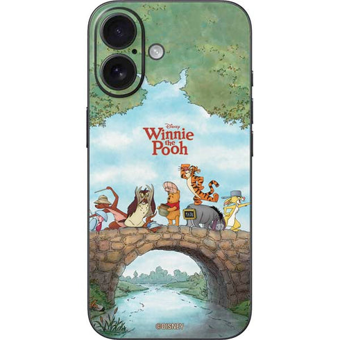 Disney Winnie the Pooh All Characters iPhone 16 Skin