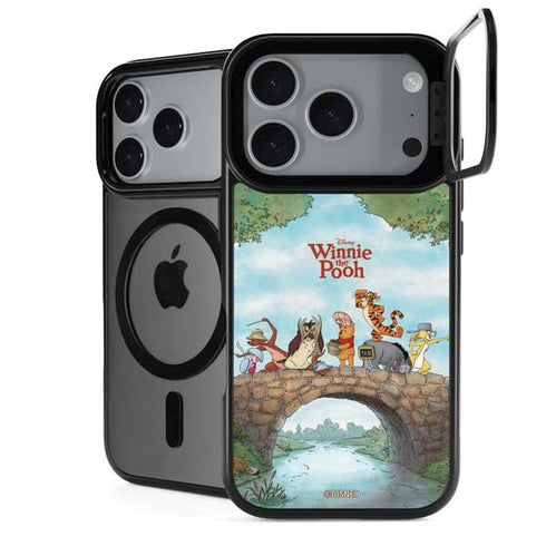 Disney Winnie the Pooh All Characters iPhone 18 Pro Max Kickstand Case