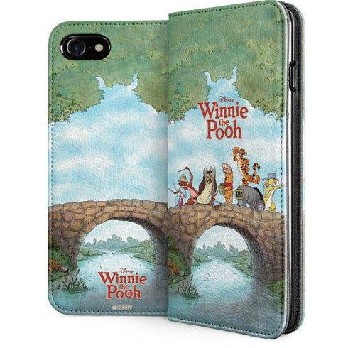 Disney Winnie the Pooh All Characters iPhone SE (2nd & 3rd Gen) Folio Case