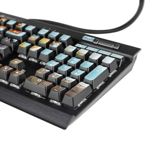 Disney Winnie the Pooh All Characters K95 RGB PLATINUM Mechanical Gaming Keyboard Skin