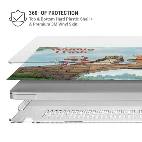 Disney Winnie the Pooh All Characters MacBook Pro 15in (2016-19) Case plus Skin