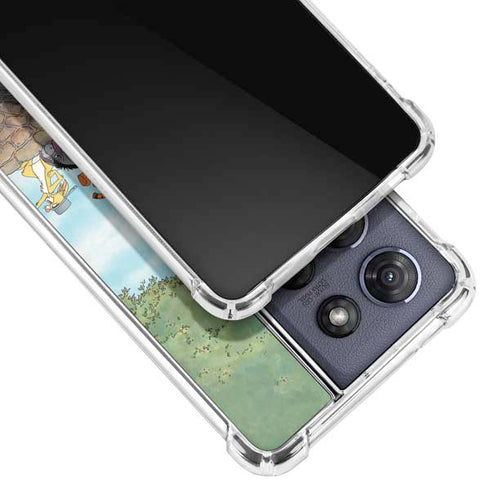 Disney Winnie the Pooh All Characters Moto G 5G (2025) Clear Case