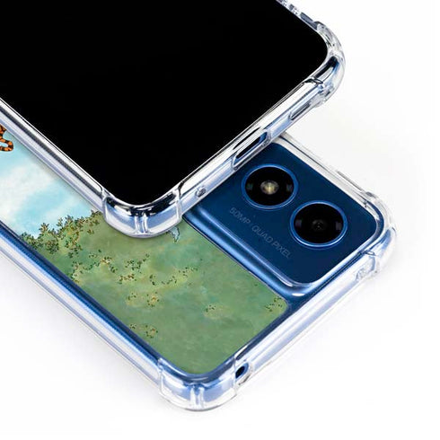 Disney Winnie the Pooh All Characters Moto G 5G (2024) Clear Case