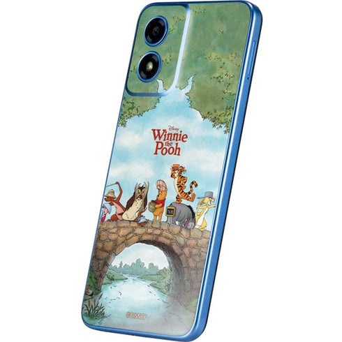 Disney Winnie the Pooh All Characters Moto G Play 4G (2024) Skin