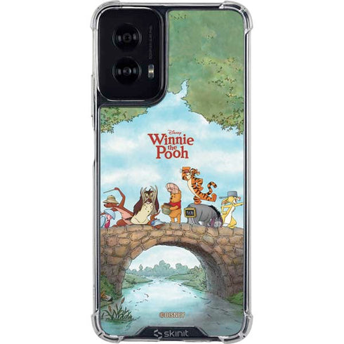 Disney Winnie the Pooh All Characters Moto G Power 5G (2024) Clear Case