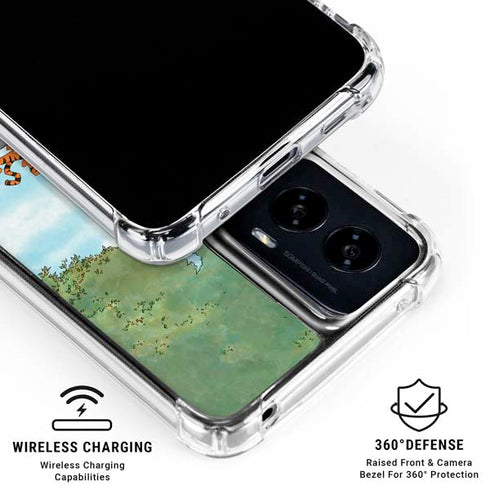 Disney Winnie the Pooh All Characters Moto G Power 5G (2024) Clear Case