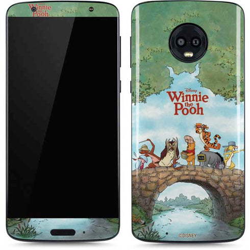 Disney Winnie the Pooh All Characters Moto G6 Skin