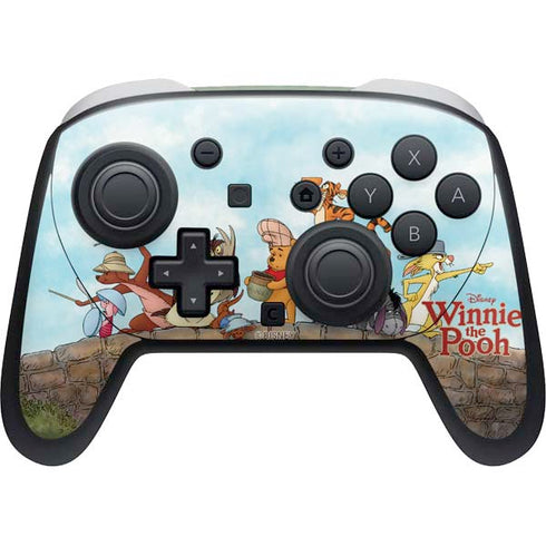 Disney Winnie the Pooh All Characters Nintendo Switch 2 (2025) Pro Controller Skin
