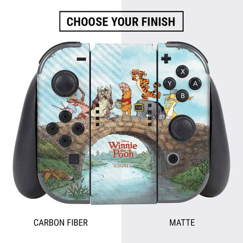 Disney Winnie the Pooh All Characters Nintendo Switch Bundle Skin