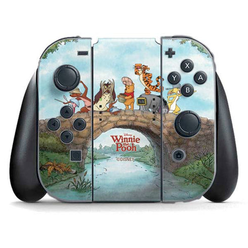 Disney Winnie the Pooh All Characters Nintendo Switch (2017-2021) Joy-Con Controller Skin
