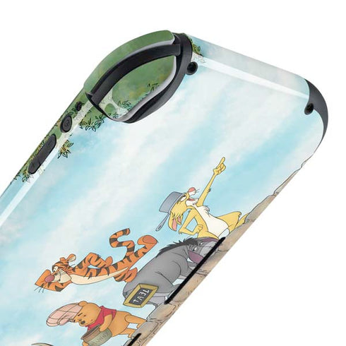 Disney Winnie the Pooh All Characters Nintendo Switch Lite Skin