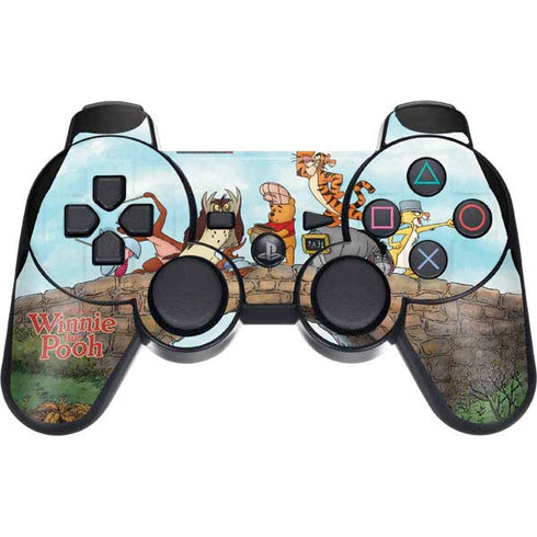Disney Winnie the Pooh All Characters PS3 Dual Shock wireless controller Skin