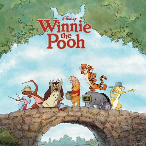 Disney Winnie the Pooh All Characters PS4 Slim Skin