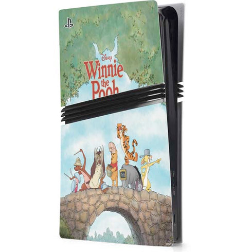 Disney Winnie the Pooh All Characters PS5 Pro Console Skin