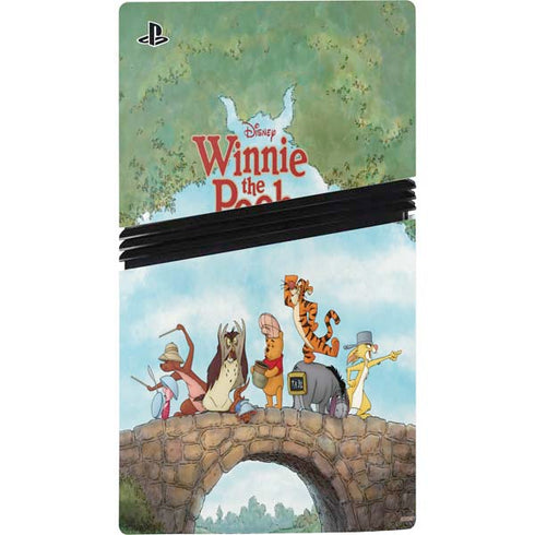 Disney Winnie the Pooh All Characters PS5 Pro Disk Console Skin