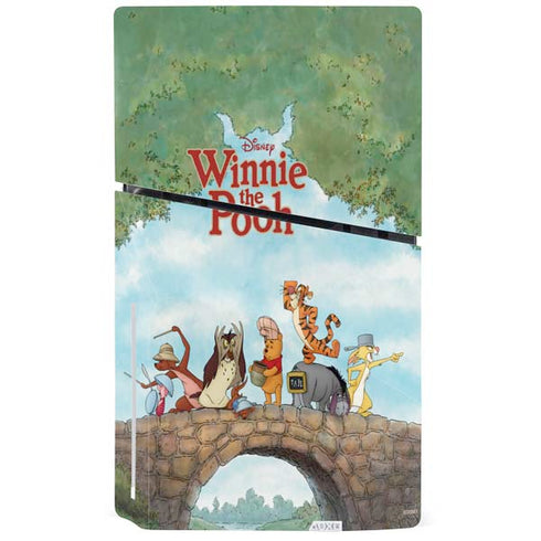 Disney Winnie the Pooh All Characters PS5 Slim Disk Bundle Skin