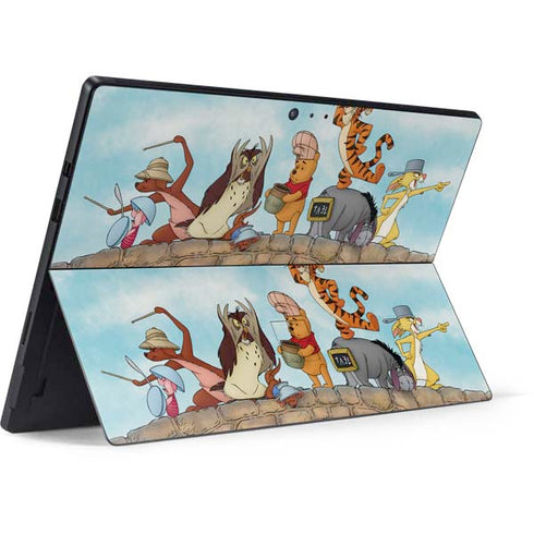Disney Winnie the Pooh All Characters Surface Pro 6 Skin
