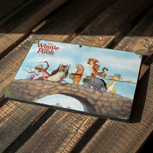 Disney Winnie the Pooh All Characters Surface Pro 7 Skin