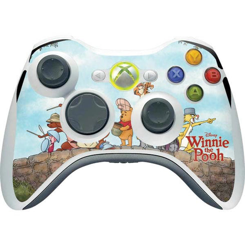 Disney Winnie the Pooh All Characters Xbox 360 Wireless Controller Skin