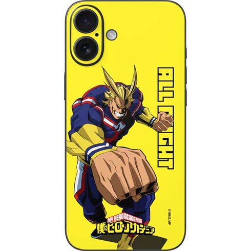 My Hero Academia All Might Season 5 iPhone 16 Plus Skin