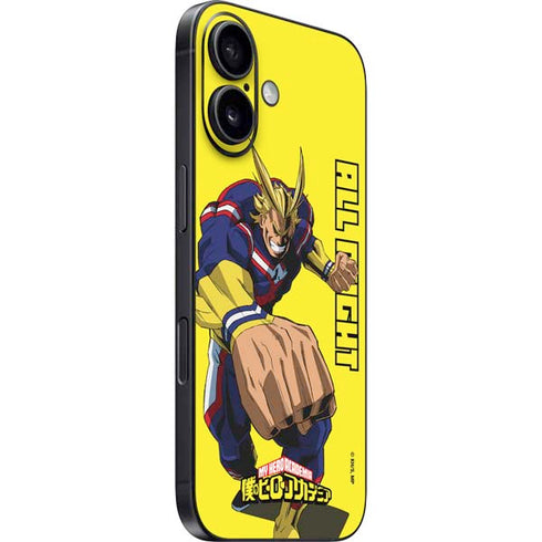 My Hero Academia All Might Season 5 iPhone 16 Plus Skin