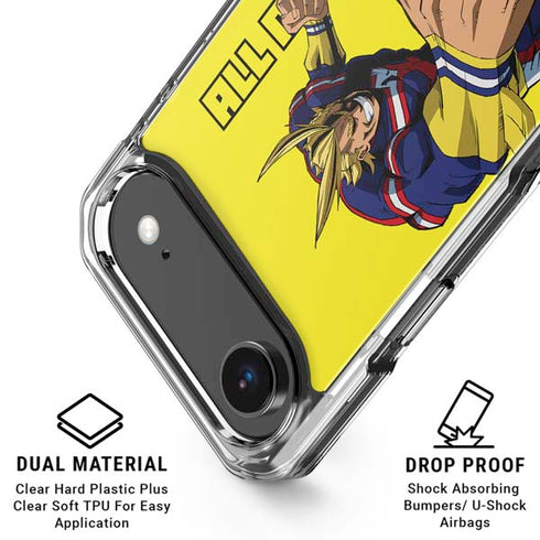 My Hero Academia All Might Season 5 iPhone 17 Air Clear Case