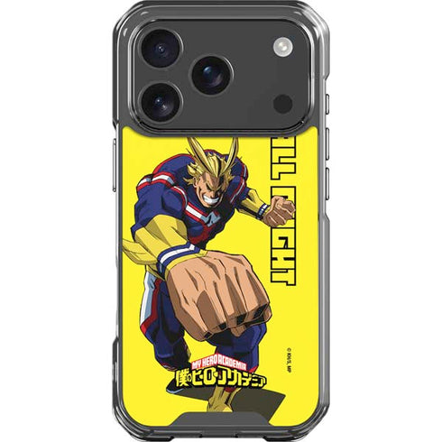 My Hero Academia All Might Season 5 iPhone 17 Pro Clear Case