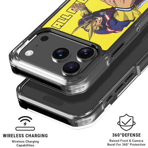 My Hero Academia All Might Season 5 iPhone 17 Pro Clear Case