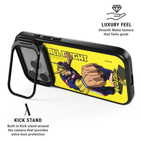My Hero Academia All Might Season 5 iPhone 17 Pro Kickstand Case