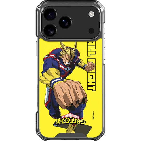 My Hero Academia All Might Season 5 iPhone 17 Pro Max Clear Case