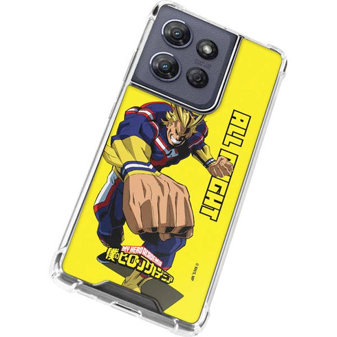 My Hero Academia All Might Season 5 Moto G 5G (2025) Clear Case