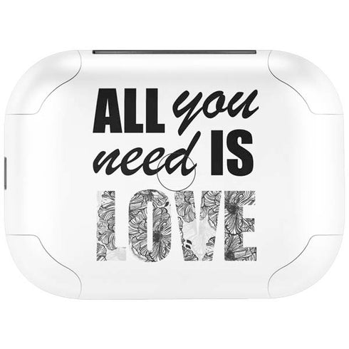All You Need Is Love BW Amazon Echo Buds Skin