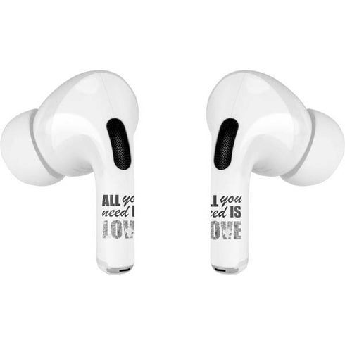 All You Need Is Love BW AirPods Skins