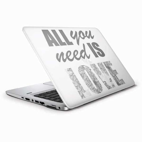 All You Need Is Love BW HP Elitebook Skin