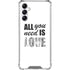 All You Need Is Love BW Gabb Phone 4 Clear Case