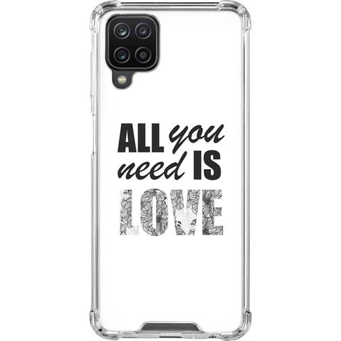All You Need Is Love BW Galaxy Cases