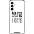 All You Need Is Love BW Galaxy A16 5G Clear Case
