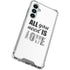 All You Need Is Love BW Galaxy A16 5G Clear Case