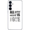 All You Need Is Love BW Galaxy A36 5G Skin