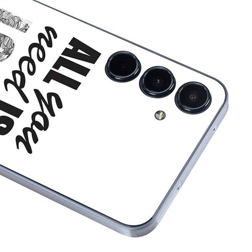 All You Need Is Love BW Galaxy A55 5G Skin